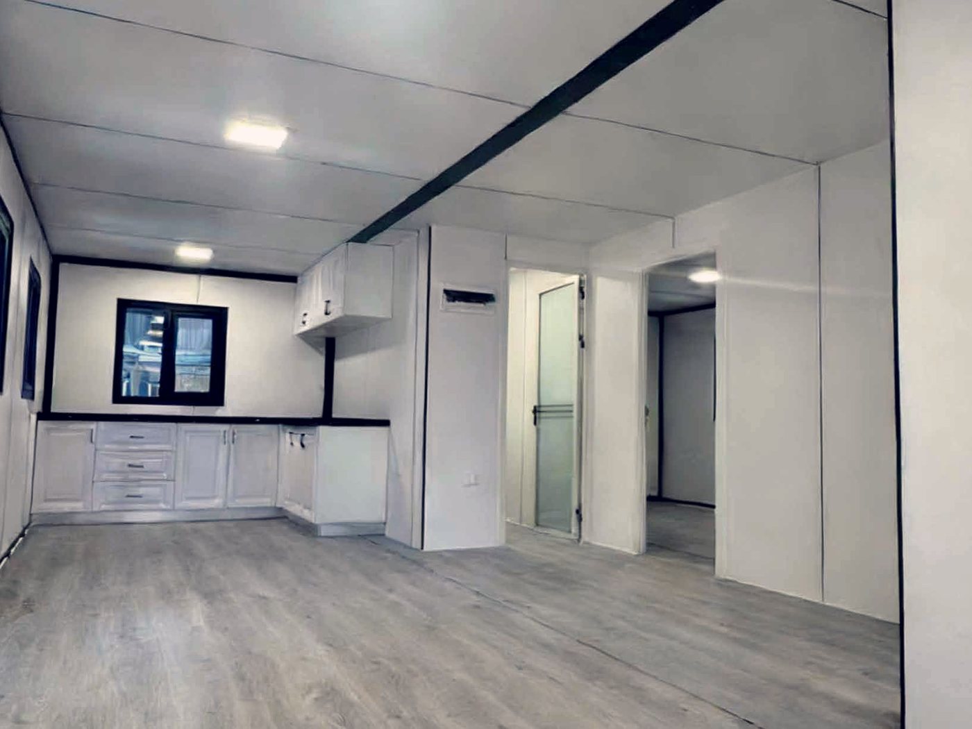 Kitchen and joinery, fitted at the factory